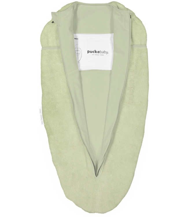 Puckababy Puckababy - The Original - Mini 3/6 M - Teddy - Olive