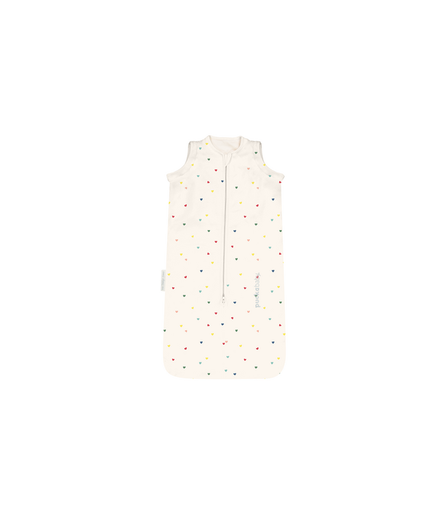 Puckababy Puckababy - The Bag Newborn  < 6 M | 70 CM - Hearts Confetti - Cotton