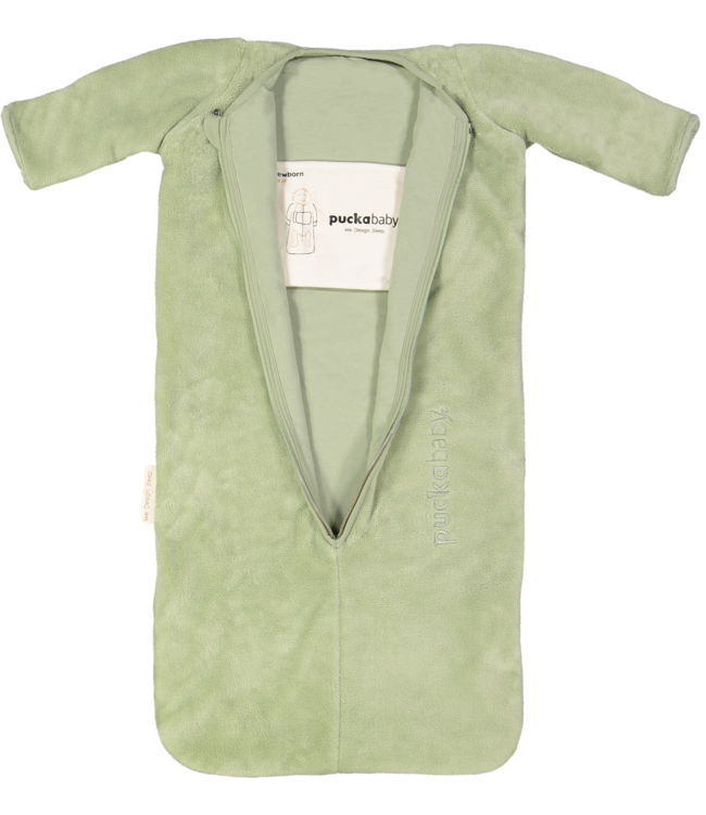Puckababy Puckababy - The Bag Newborn  < 6 M | 70 CM - Teddy -  Olive