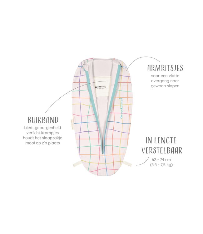 Puckababy Puckababy - The Original - Mini 3/6 M -  Funky Lines - Cotton