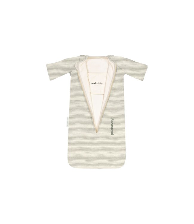 Puckababy Puckababy - The Bag Newborn  < 6 M | 70 CM - Cotton - Green Stripes