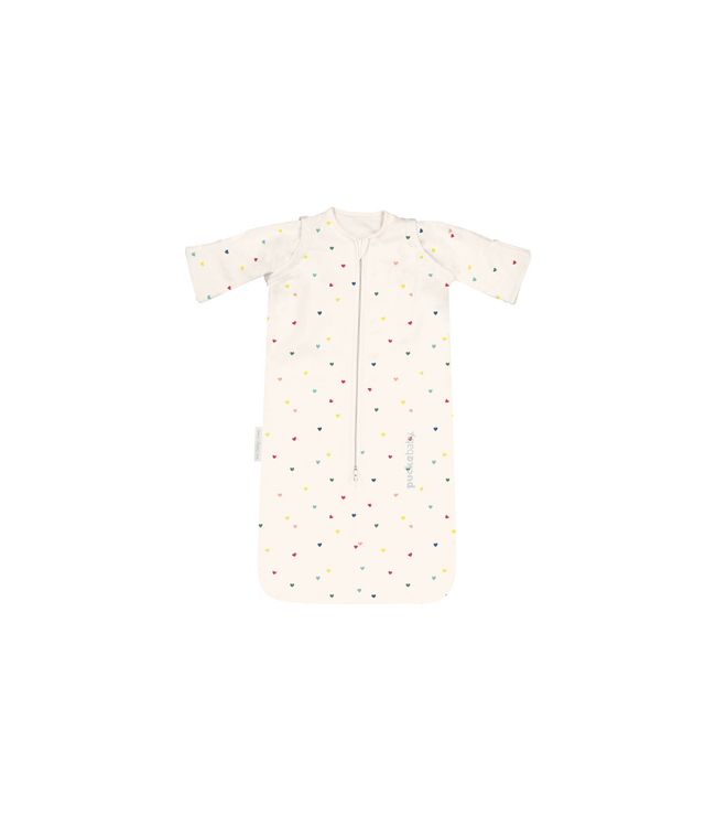 Puckababy Puckababy - The Bag Newborn  < 6 M | 70 CM - Hearts Confetti - Cotton