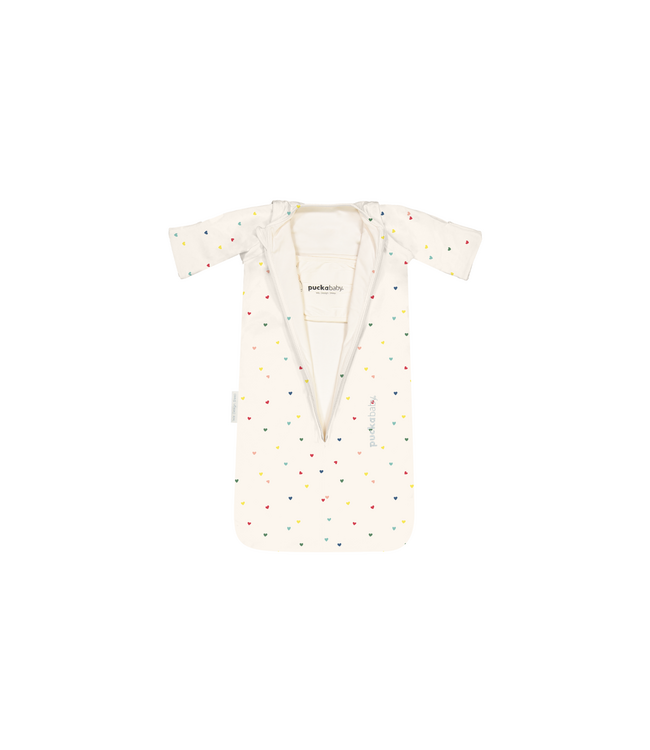 Puckababy Puckababy - The Bag Newborn  < 6 M | 70 CM - Hearts Confetti - Cotton