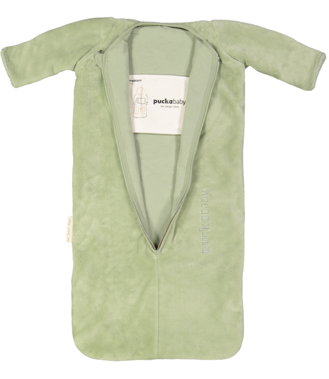 Puckababy Puckababy - The Bag Newborn  < 6 M | 70 CM - Teddy -  Olive
