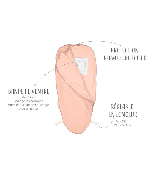 Puckababy Puckababy - The Original - Piep - 0/3 M - Teddy -  Peach