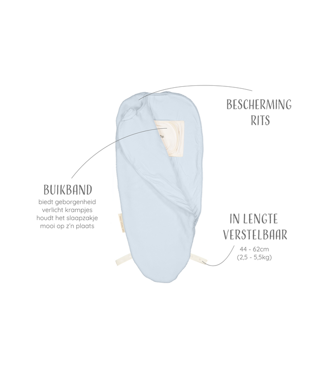 Puckababy Puckababy - The Original - Piep - 0/3 M - Teddy - Sky