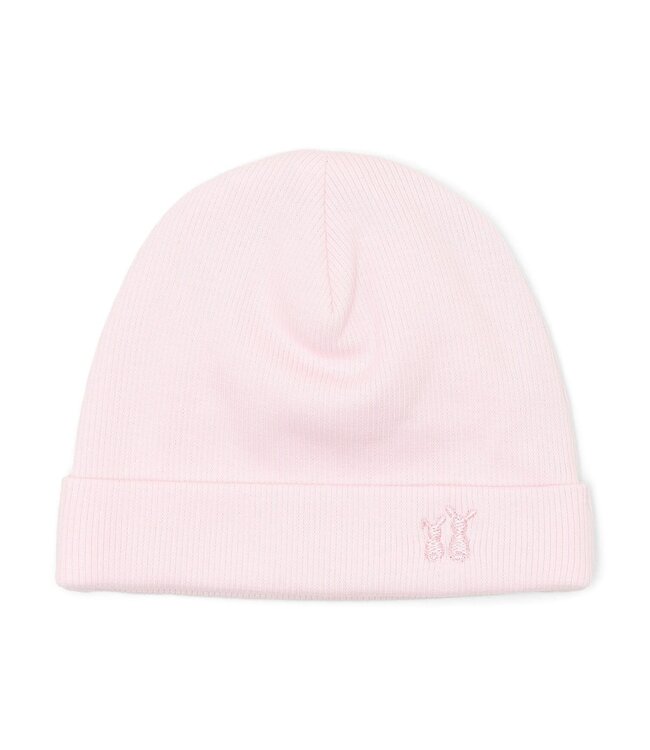 Poetree Kids Poetree Kids - Babymutsje Olivia 2x2 rib Soft Pink newborn