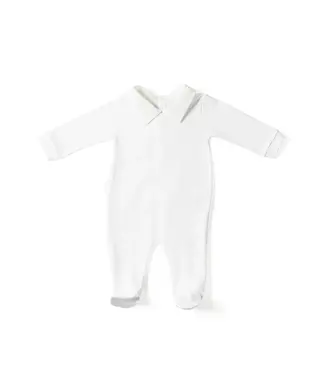 Living Nature Living Nature - Babypakje wit met jongenskraag