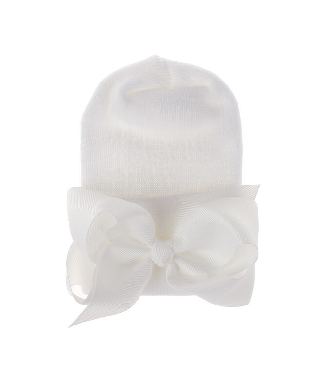 BB Sjiek BB SJIEK - newborn muts met witte strik