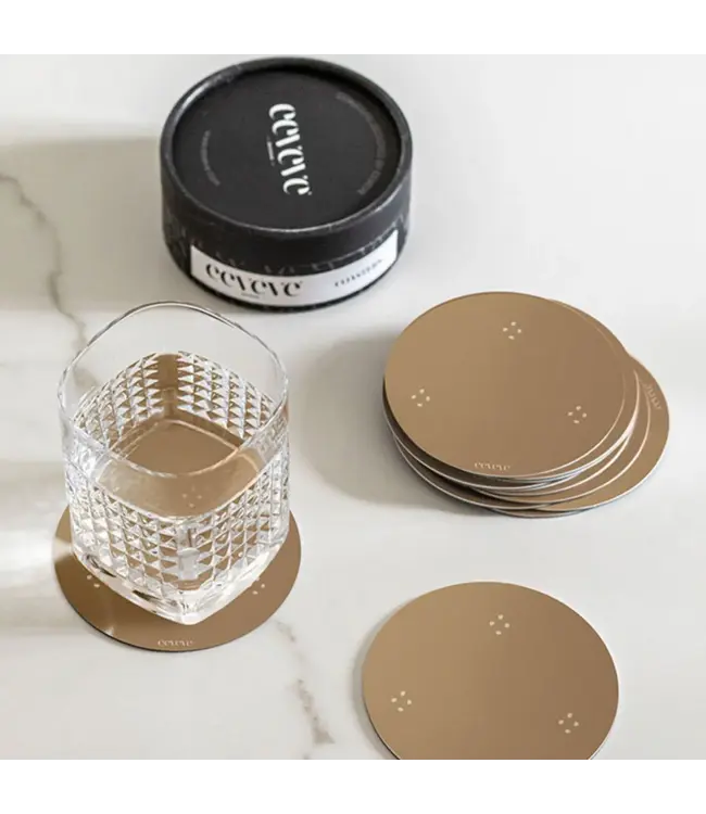 Eeveve Eeveve - 12x Coaster Dotted - Autumn Gold