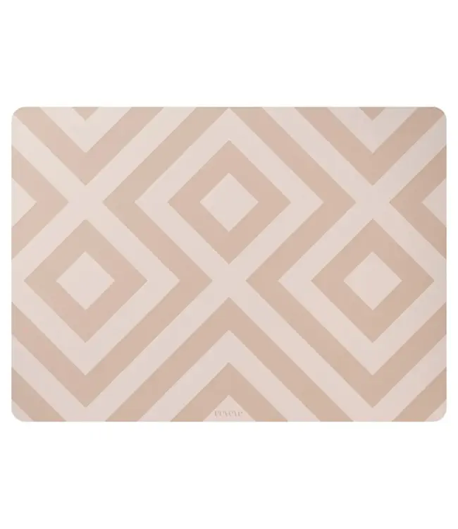 Eeveve Eeveve - 6x Placemat Modern Blocks – Desert Sand