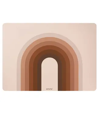 Eeveve Eeveve - 6x Placemat Retro Lines - Brown