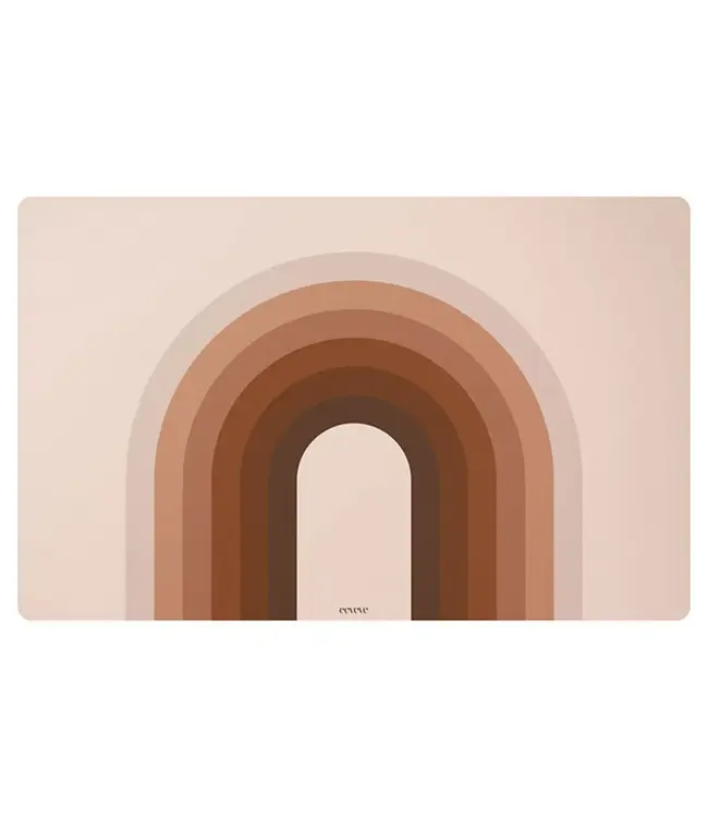 Eeveve Eeveve - Desk mat Retro Bow - Brown