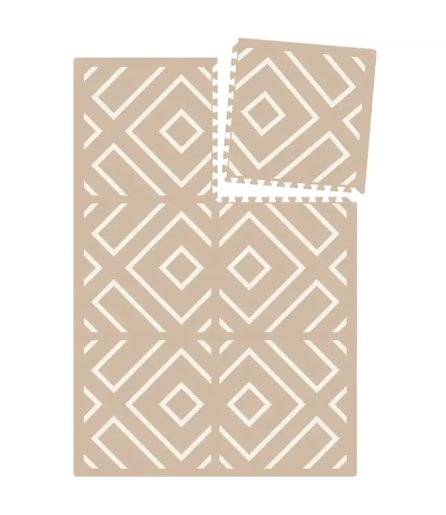 Eeveve Eeveve - Puzzle Mat Modern Blocks - Desert Sand