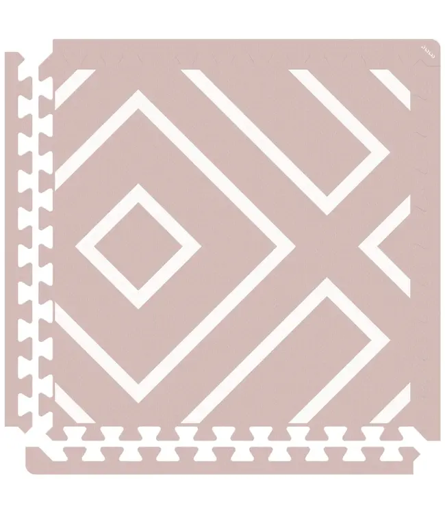 Eeveve Eeveve - Puzzle Mat Modern Blocks - Old Pink