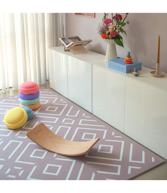 Eeveve Eeveve - Puzzle Mat Modern Blocks - Old Pink