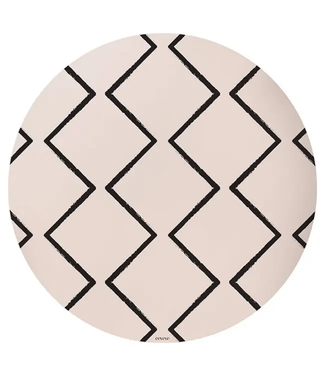 Eeveve Eeveve - Round Splash Mat Beni - Ecru