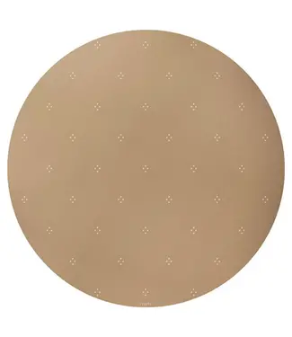 Eeveve Eeveve - Round Splash Mat Dotted - Autumn Gold