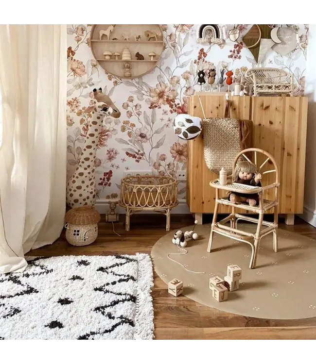 Eeveve Eeveve - Round Splash Mat Dotted - Autumn Gold