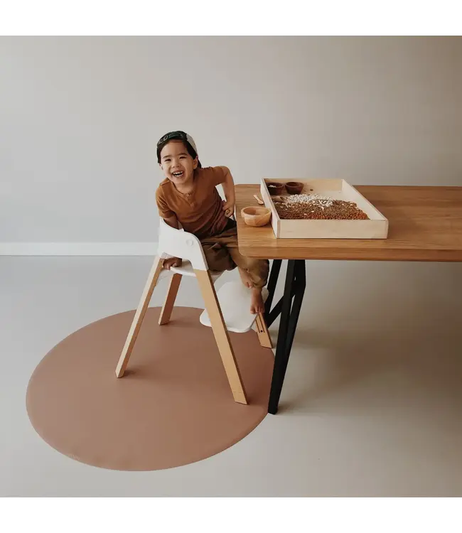 Eeveve Eeveve - Round Splash Mat Cappuccino - Brown