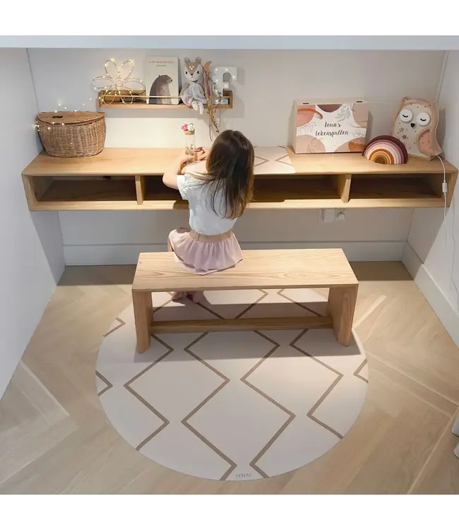 Eeveve Eeveve - Round Splash Mat Beni - Autumn Gold