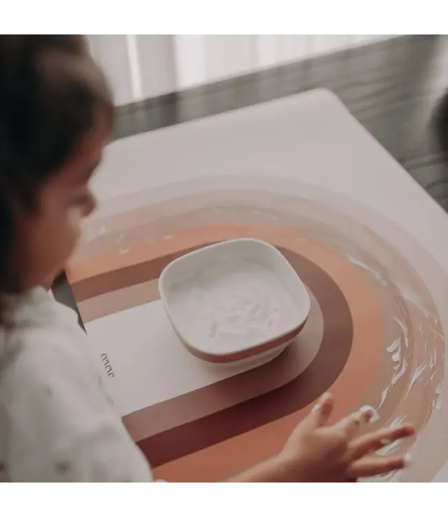 Eeveve Eeveve - Desk mat Retro Bow - Peach