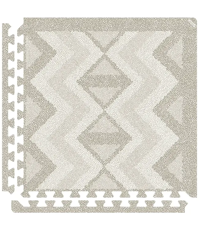 Eeveve Eeveve - Puzzle Mat Kilim Feather Grey