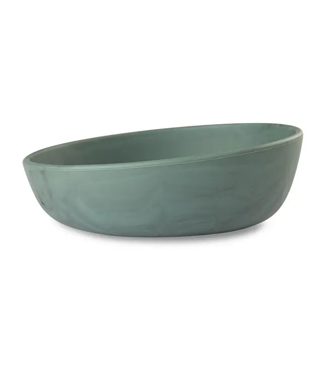 Eeveve Eeveve - Bowl large - Silicone - Marble - Seiheki Green