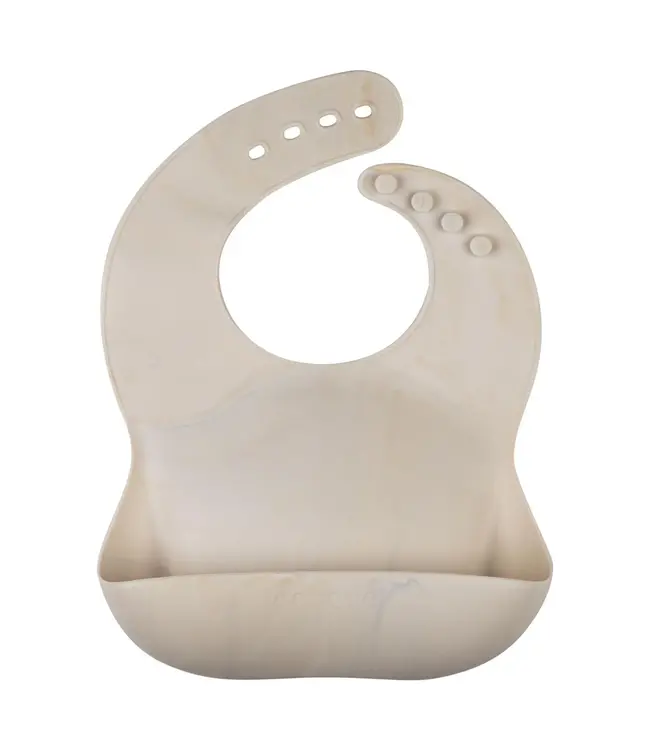 Eeveve Eeveve - Bib - Sillicone - Marble - Autumn Gold