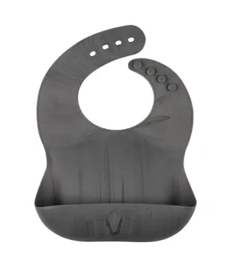 Eeveve Eeveve - Bib - Sillicone - Marble - Granite Gray