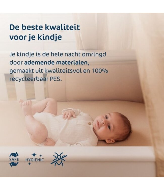 Aerosleep Aerosleep -  Sleep Safe Bed Bumper 180 x 60 Peach