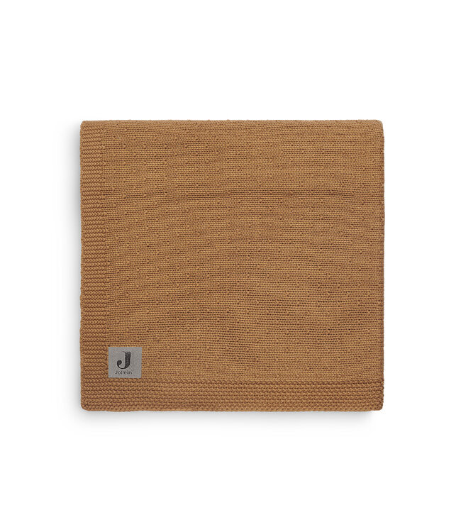 Jollein Jollein - Deken Ledikant 100x150cm Bliss Knit - Caramel