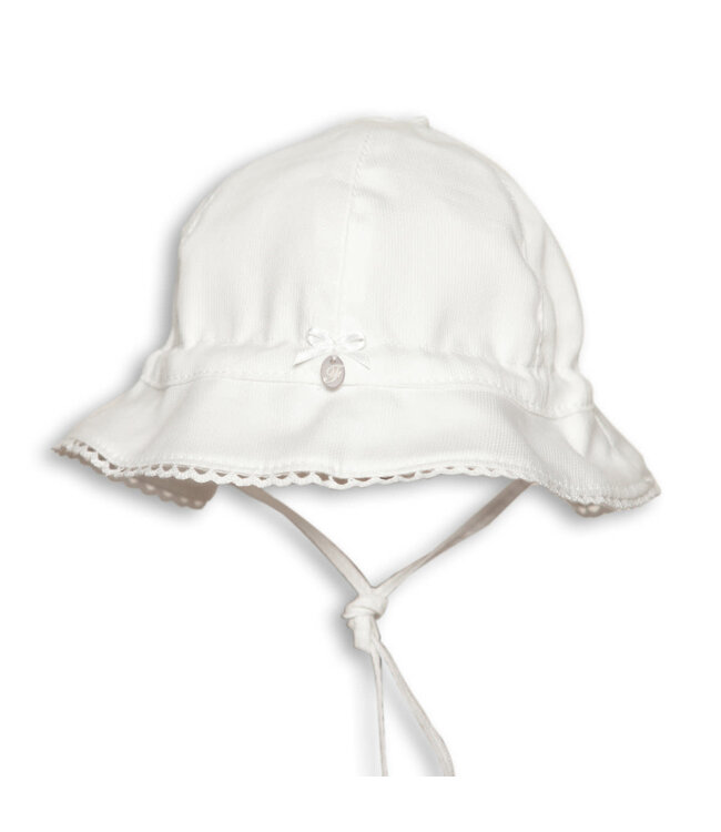 First First - White Girls Hat Tulip