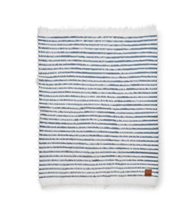 Elodie Elodie - Furry Knit Deken  Berry Blue