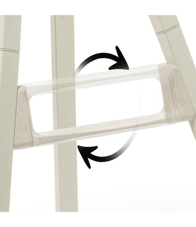 Elodie Elodie - GRACE Hoge meegroeistoel  Vanilla White