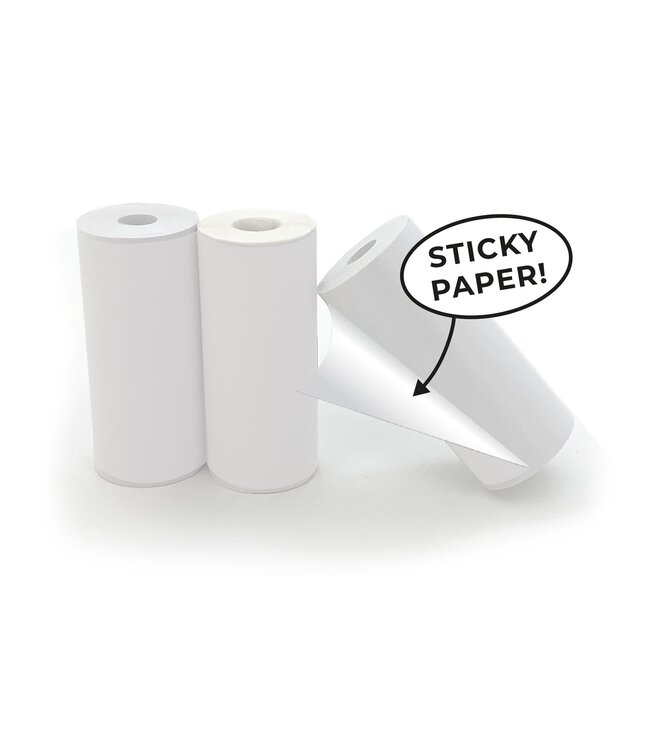 Hoppstar Hoppstar - Papierrollen white zelfklevend