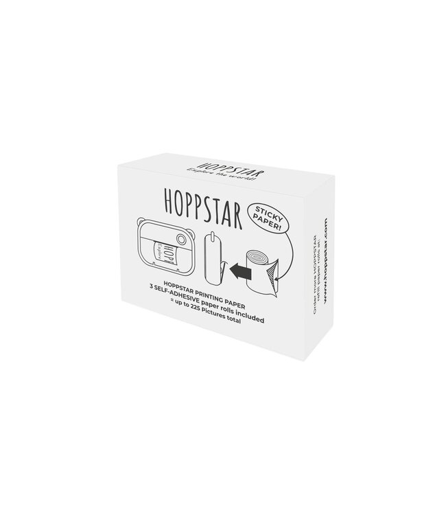 Hoppstar Hoppstar - Papierrollen white zelfklevend