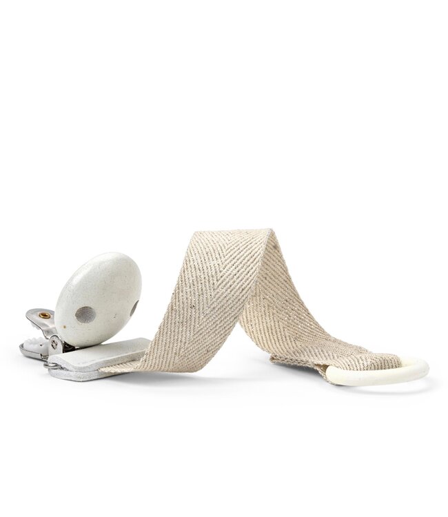 Elodie Elodie - Fopspeenketting Hout  Silver Sheen