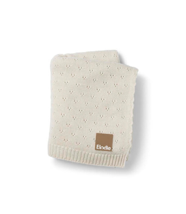 Elodie Elodie - Pointelle Dekentje Creamy White