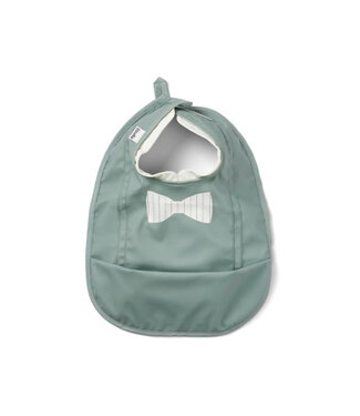 Elodie Elodie - Slabbetje met opvangbakje Pebble Green