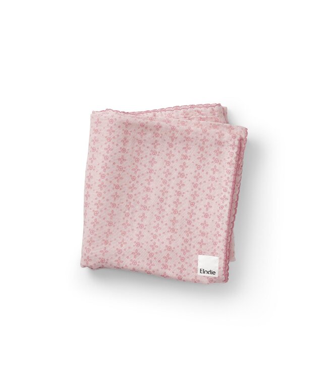 Elodie Elodie - Bamboe Hydrofiele doek  Embroidery Anglaise Pink