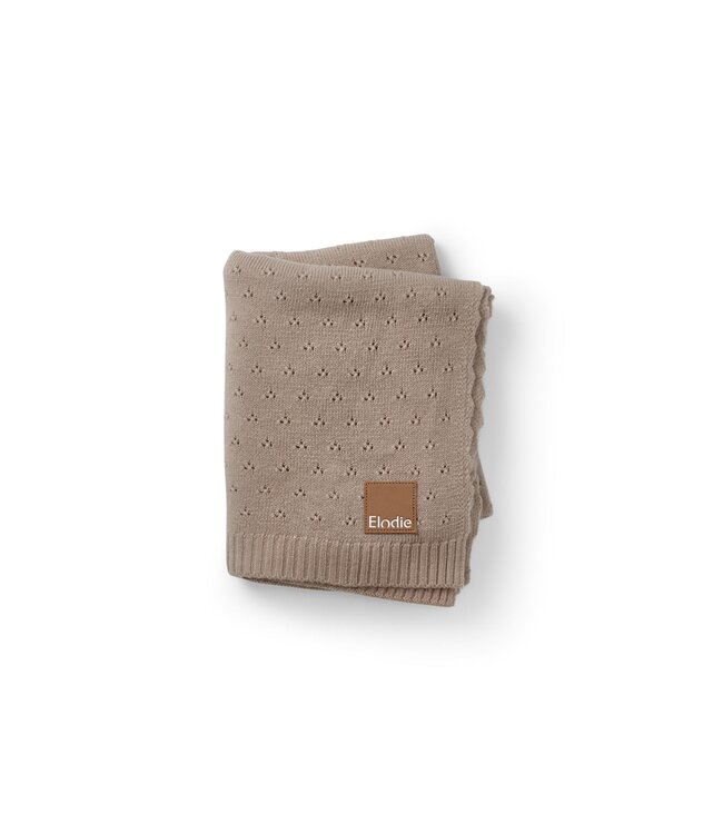 Elodie Elodie - Pointelle Deken  Tender Taupe