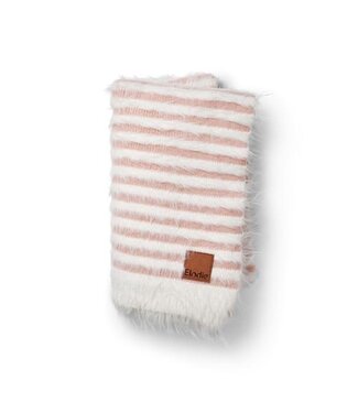 Elodie Elodie - Furry Knit Deken  Faded Rose