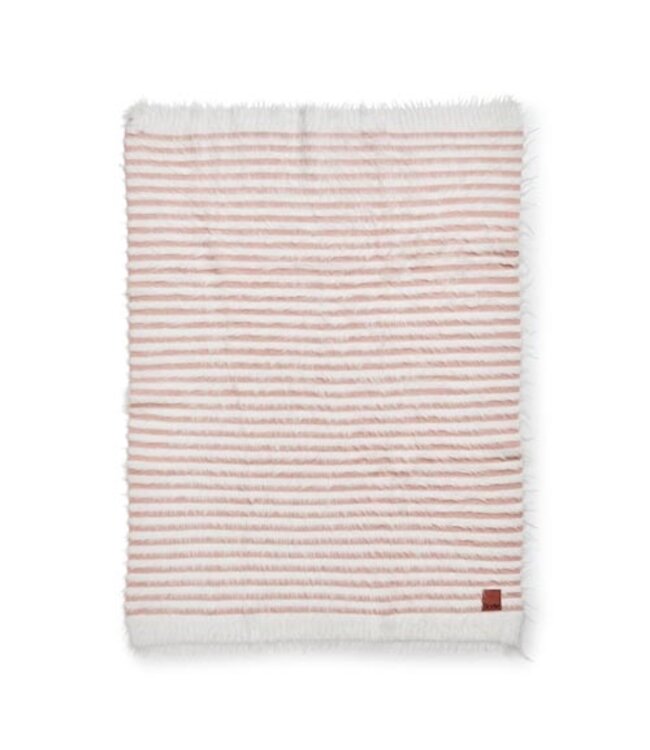 Elodie Elodie - Furry Knit Deken  Faded Rose