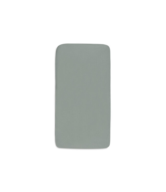 Jollein Jollein - Hoeslaken Jersey 60x120cm - Sea Green/Ivory - 2 Stuks