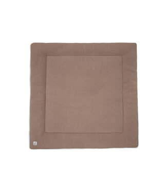 Jollein Jollein - Boxkleed 100x100cm Cloudy Rib - Milky Coffee
