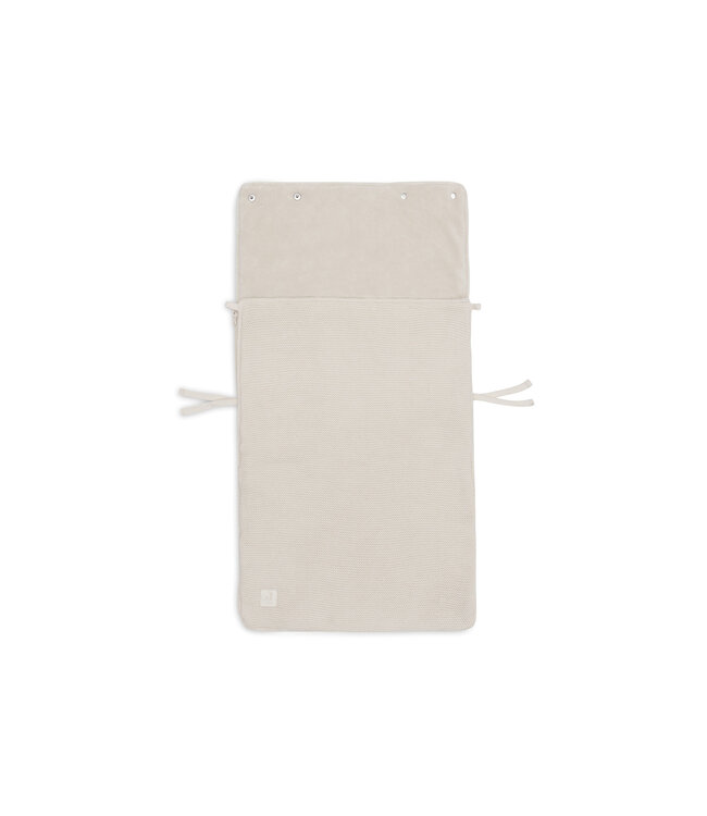 Jollein Jollein - Voetenzak groep 0+ 3/5 punts gordel Basic Knit - Oatmeal