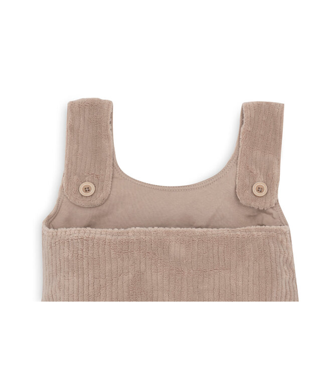 Jollein Jollein - Boxopbergzak Cloudy Rib - Milky Coffee