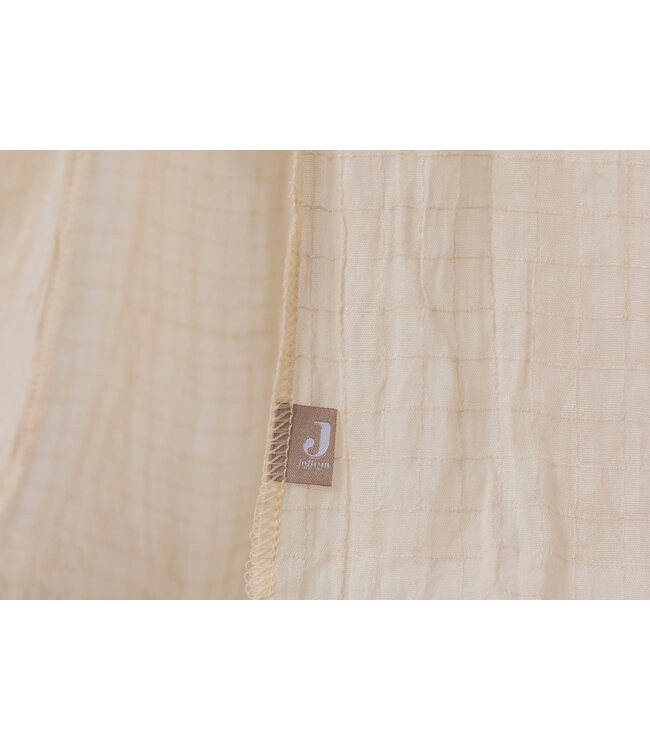 Jollein Jollein - Sluier 155cm Cosy Check - Sand