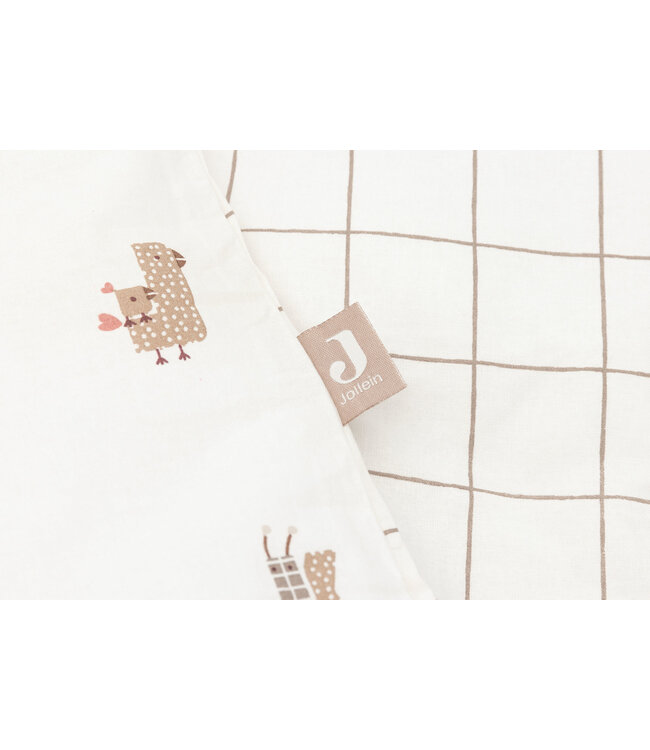 Jollein Jollein - Dekbedovertrek met sloop 100x140cm - Animal Friends